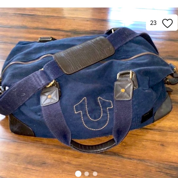 True Religion Other - Navy true religion duffel bag